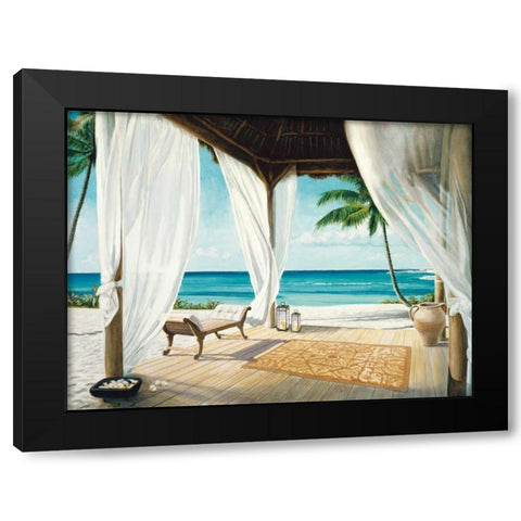 Sea Breeze II Black Modern Wood Framed Art Print with Double Matting by Reed, Jacob