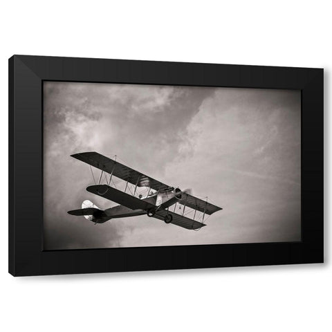 Jenny Black Modern Wood Framed Art Print with Double Matting by Slemp, John