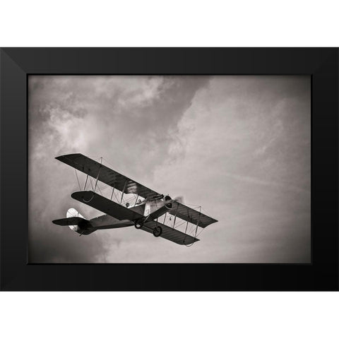Jenny Black Modern Wood Framed Art Print by Slemp, John