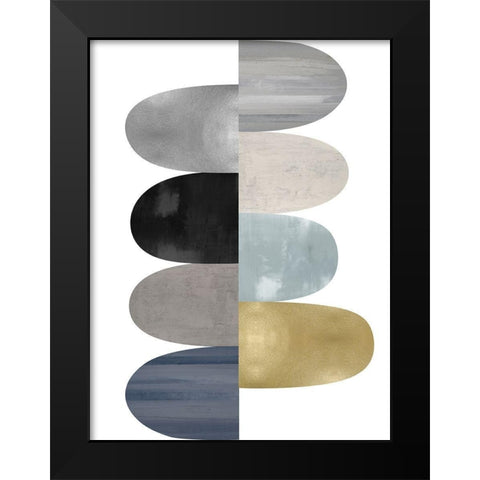 Engaged I Black Modern Wood Framed Art Print by Thompson, Justin