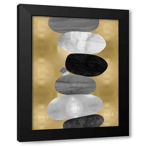 Emerge I Black Modern Wood Framed Art Print by Thompson, Justin