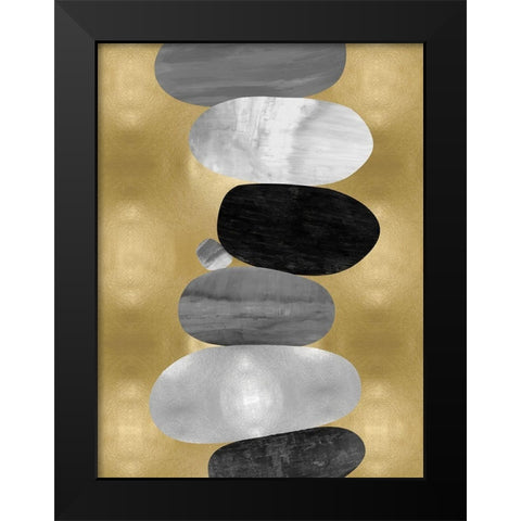 Emerge I Black Modern Wood Framed Art Print by Thompson, Justin
