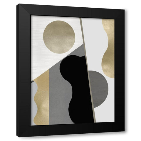 Cadence I Black Modern Wood Framed Art Print by Thompson, Justin