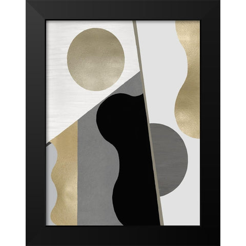 Cadence I Black Modern Wood Framed Art Print by Thompson, Justin