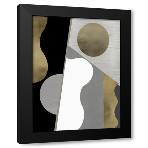 Cadence III Black Modern Wood Framed Art Print by Thompson, Justin