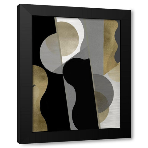 Cadence IV Black Modern Wood Framed Art Print by Thompson, Justin