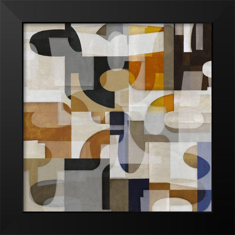 Mid Century Movement II Black Modern Wood Framed Art Print by Thompson, Justin