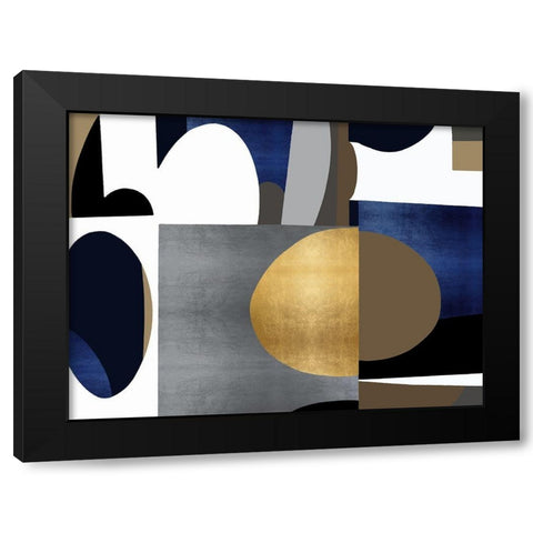 Mid Century Motion I Black Modern Wood Framed Art Print by Thompson, Justin