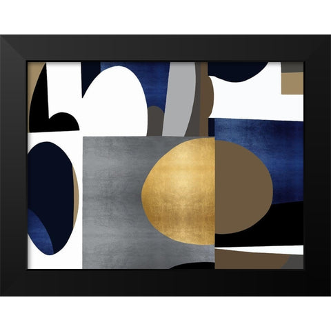 Mid Century Motion I Black Modern Wood Framed Art Print by Thompson, Justin
