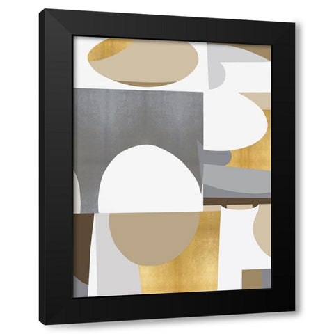 New Day Movement II Black Modern Wood Framed Art Print by Thompson, Justin
