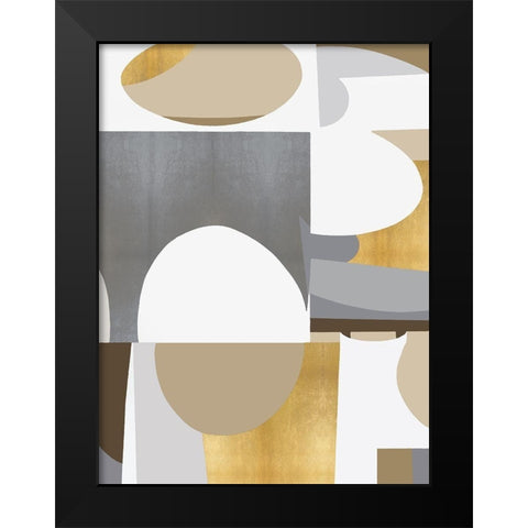 New Day Movement II Black Modern Wood Framed Art Print by Thompson, Justin
