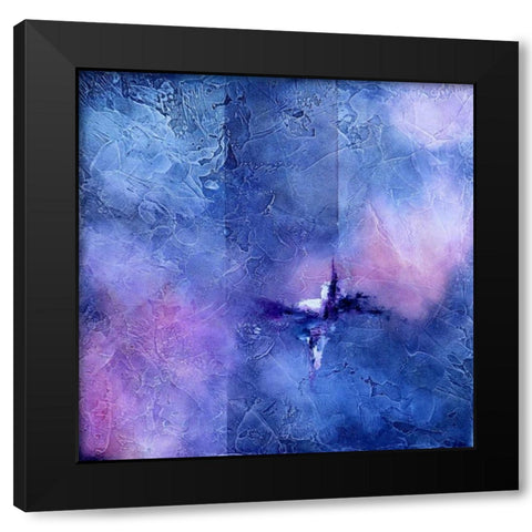 At the Crossing Black Modern Wood Framed Art Print by Abbott, Kimberly