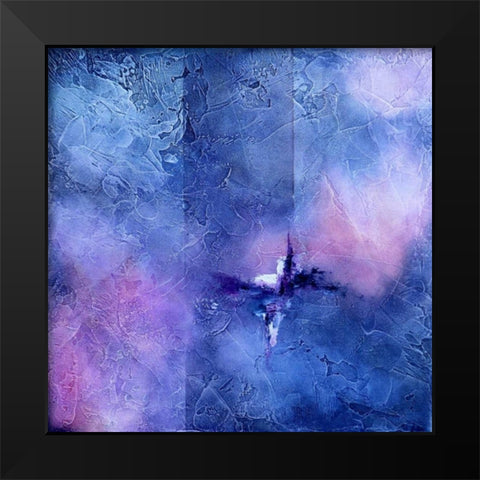 At the Crossing Black Modern Wood Framed Art Print by Abbott, Kimberly