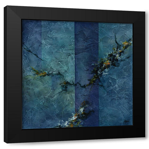 Spellbound Black Modern Wood Framed Art Print with Double Matting by Abbott, Kimberly
