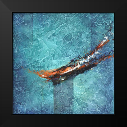 On the Cusp Black Modern Wood Framed Art Print by Abbott, Kimberly