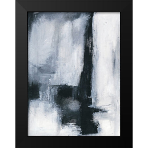 B And W No. 1 Black Modern Wood Framed Art Print by Abbott, Kimberly
