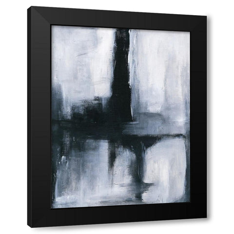 B And W No. 2 Black Modern Wood Framed Art Print by Abbott, Kimberly