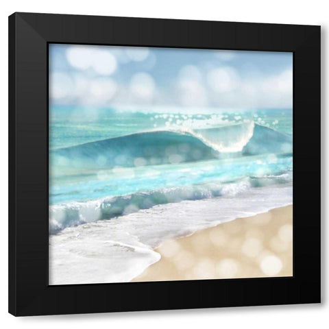 Ocean Reflections I Black Modern Wood Framed Art Print with Double Matting by Carrigan, Kate