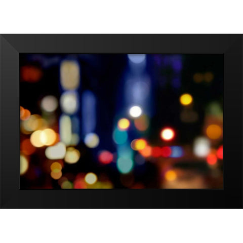 Night Moves Black Modern Wood Framed Art Print by Carrigan, Kate