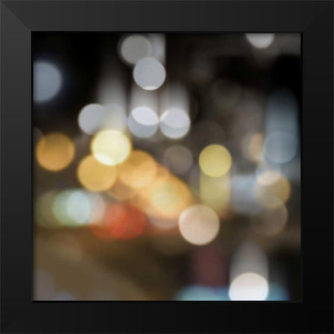 City Lights I Black Modern Wood Framed Art Print by Carrigan, Kate