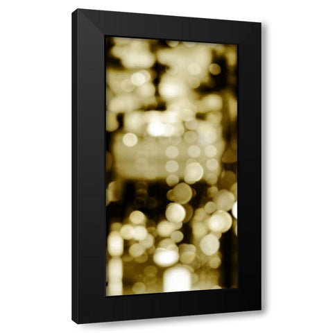 Golden Reflections Triptych II Black Modern Wood Framed Art Print with Double Matting by Carrigan, Kate