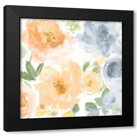 Springtime Bloom II Black Modern Wood Framed Art Print by Morris, Kelsey