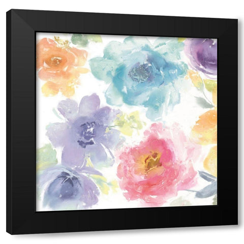 Springtime Bloom V Black Modern Wood Framed Art Print by Morris, Kelsey