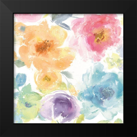 Springtime Bloom VI Black Modern Wood Framed Art Print by Morris, Kelsey