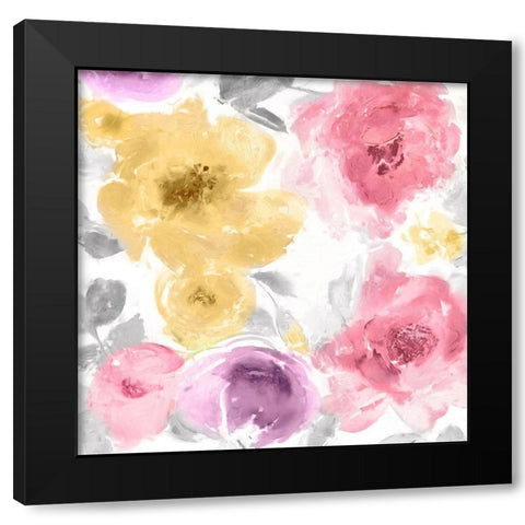 Springtime Bloom VII Black Modern Wood Framed Art Print by Morris, Kelsey