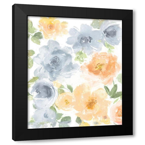 Springtime Floral III Black Modern Wood Framed Art Print by Morris, Kelsey