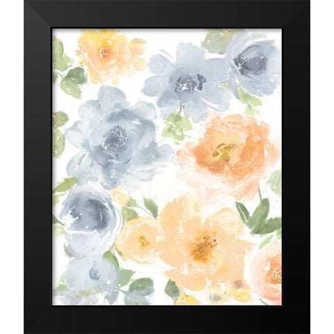 Springtime Floral III Black Modern Wood Framed Art Print by Morris, Kelsey