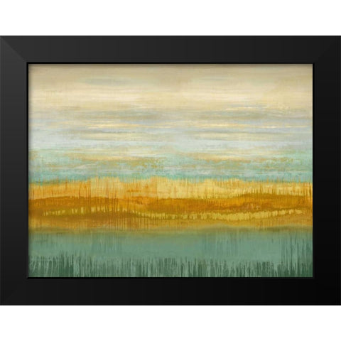 Serene II Black Modern Wood Framed Art Print by Flynn, Karrie