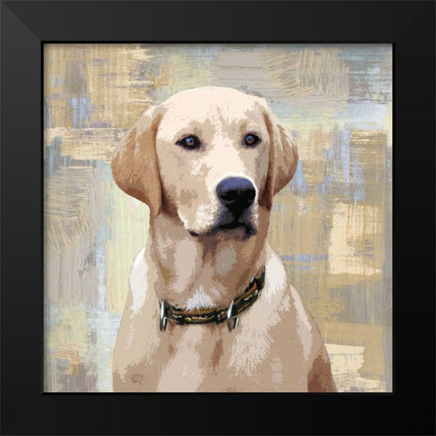 Labrador Retriever Black Modern Wood Framed Art Print by Rodgers, Keri