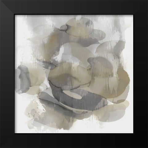 Neutral Flow II Black Modern Wood Framed Art Print by Jett, Kristina
