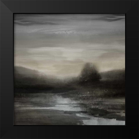 Dawn II Black Modern Wood Framed Art Print by Corbin, Kelly