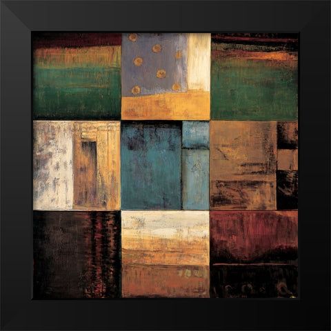 Diversified I Black Modern Wood Framed Art Print by Morrison, Kurt