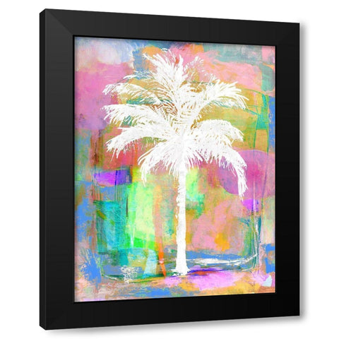 Abstract Palm II Black Modern Wood Framed Art Print by Blake, Madeline