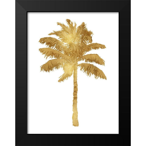 Palm Gold I Black Modern Wood Framed Art Print by Blake, Madeline