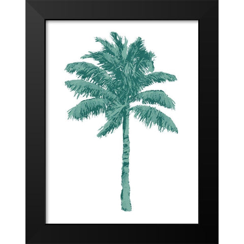 Palm Green I Black Modern Wood Framed Art Print by Blake, Madeline