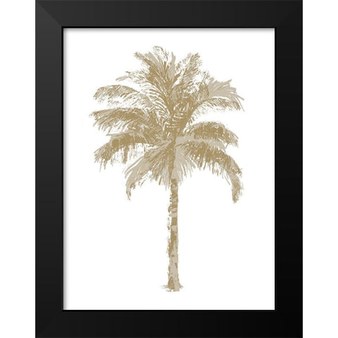 Palm Natural II Black Modern Wood Framed Art Print by Blake, Madeline