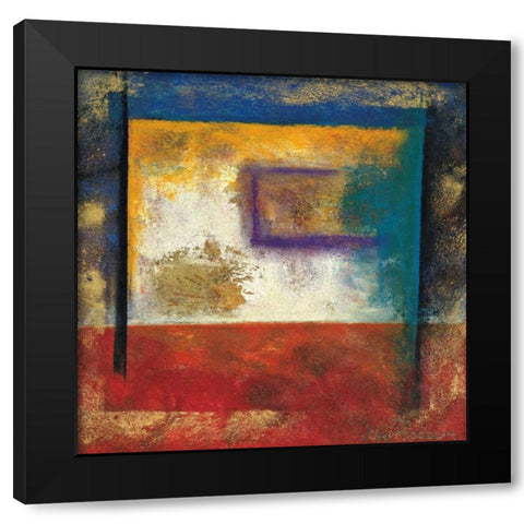Interlude I Black Modern Wood Framed Art Print by Roberts, Kati