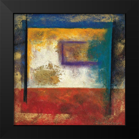 Interlude I Black Modern Wood Framed Art Print by Roberts, Kati