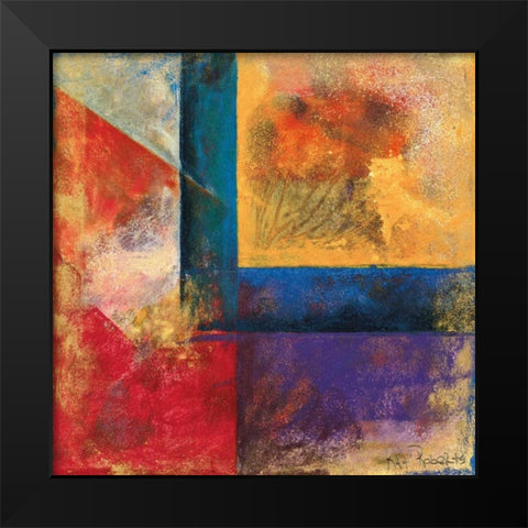 Interlude II Black Modern Wood Framed Art Print by Roberts, Kati