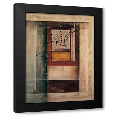 Morgan II Black Modern Wood Framed Art Print by Roberts, Kati