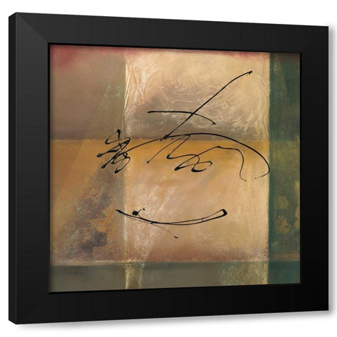 Scorpio Rising II Black Modern Wood Framed Art Print with Double Matting by Roberts, Kati