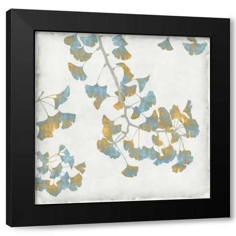 Ginko Branches I Black Modern Wood Framed Art Print by Bennett, Kate