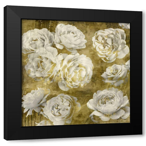 White in Gold Black Modern Wood Framed Art Print with Double Matting by Bennett, Kate