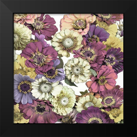 Floral Abundance II Black Modern Wood Framed Art Print by Bennett, Kate