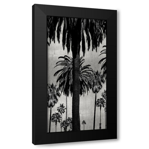 Palms with Silver I Black Modern Wood Framed Art Print by Bennett, Kate