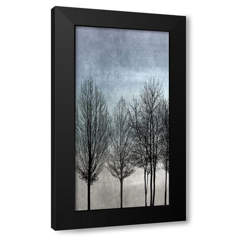 Tree Silhouette I Black Modern Wood Framed Art Print by Bennett, Kate